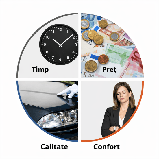 Confort? Timp? Preț? sau Calitate? Ce alege clientul în 2026 când vine vorba de spălătoria auto?